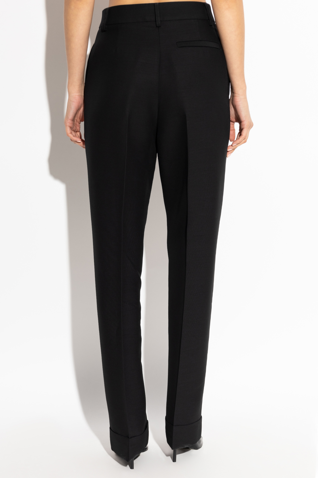 パンツ FERRAGAMO PANTS (13C444761713 NERO) FERRAGAMO Pants with wool finish | Women's Clothing | Vitkac